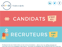 Tablet Screenshot of cepid.eu